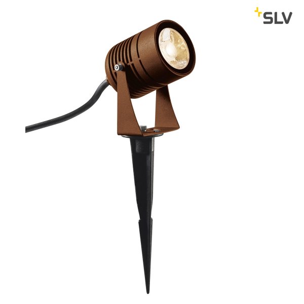 SLV 1002203 LED Spike 6W LED 3000K IP55 roest