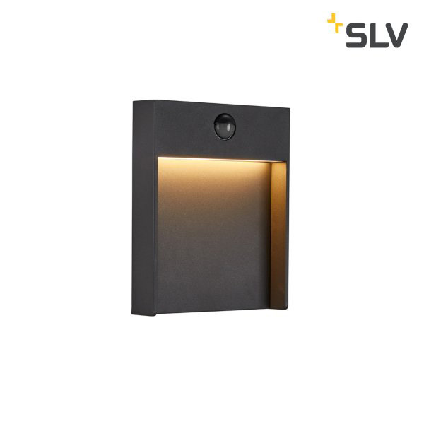 SLV 1002954 Flatt Sensor WL 14W LED 3000/4000K IP65 antraciet
