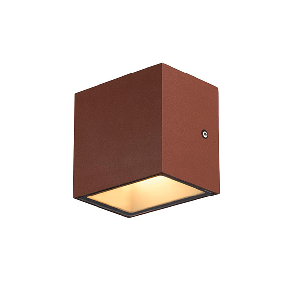 SLV 1005150 Sitra S Down LED wand opbouwarmatuur 6,2W 830+840 3000K+4000K instelbaar bij installatie niet dimbaar geroest IP44