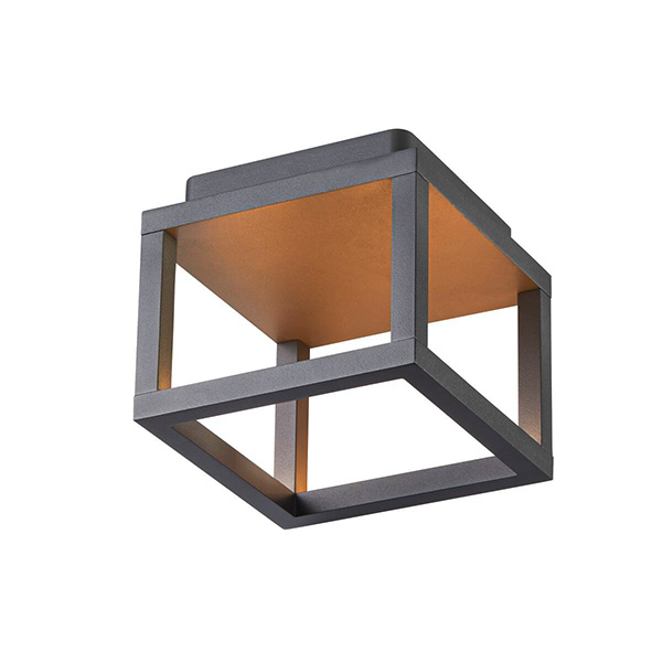 SLV 1005202 Quadrulo LED plafond opbouwarmatuur 7,5W 3000K kleur 830 niet dimbaar antraciet IP55
