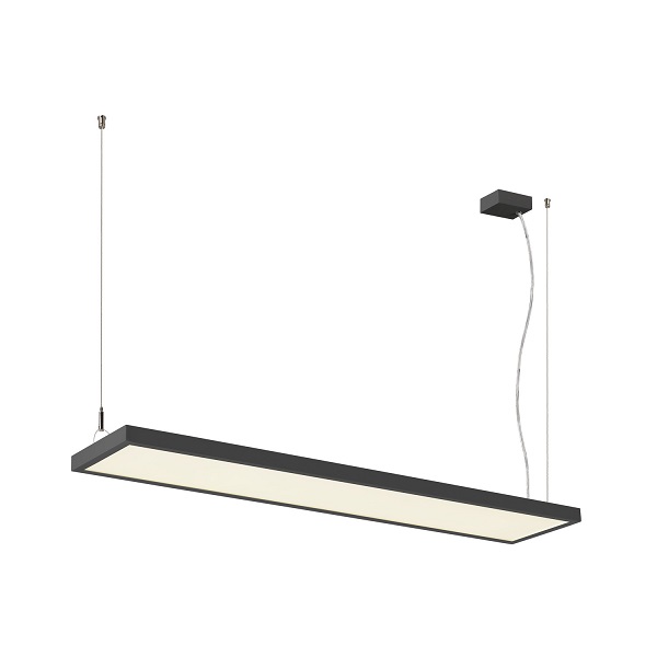 SLV 1007468 Worklight Pro 120 LED pendelarmatuur 50W 840 4000K Dali dimbaar zwart