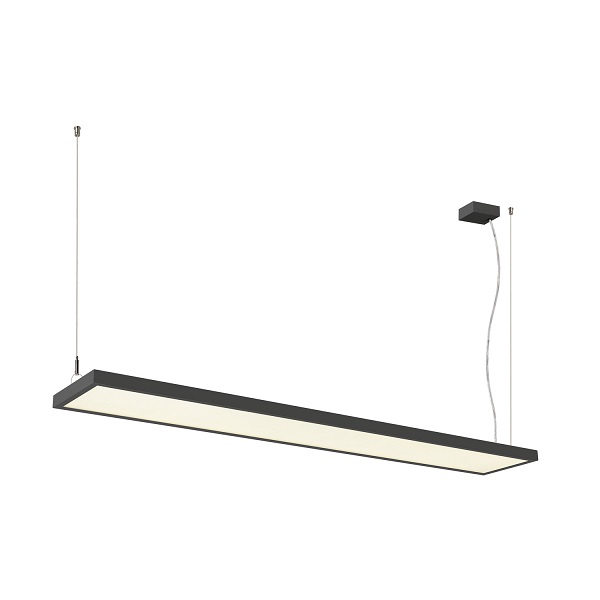 SLV 1007471 Worklight Pro 150 LED pendelarmatuur 59W 840 4000K Dali dimbaar zwart