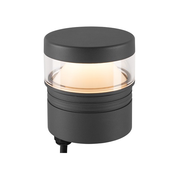 SLV 1007232 M-Pol S LED bolderarmatuur 360° 10W 827 2700K dimbaar IP65 antraciet