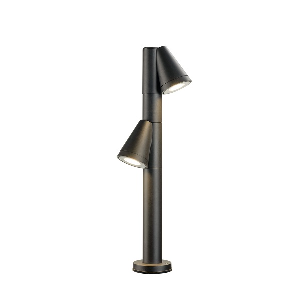 SLV 1008017 T-Tube 70 Pole Double LED bolderarmatuur 2xGU10 51mm 10W zwart