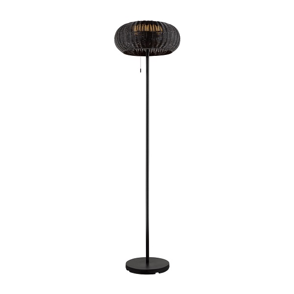 SLV 1008386 Adegan FL Solar LED staande lamp 828 2200K zwart dimbaar