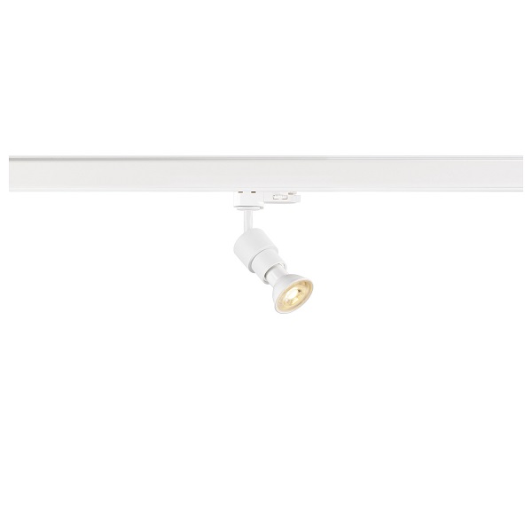 SLV 1008360 Puri 2.0 Basic LED armatuur voor 3 fase rail 1xGU10 51mm 6W wit