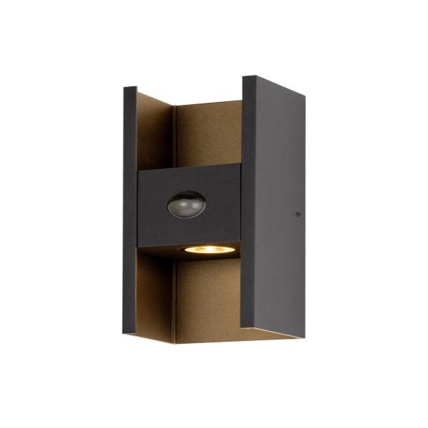 SLV 1010108 Flatt II WL Sensor 10W 827 2700K zwart niet dimbaar