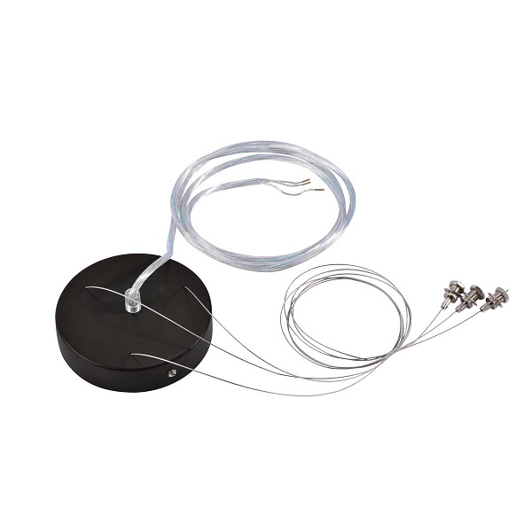 SLV ophangset voor Medo Pro zwart staal 133810