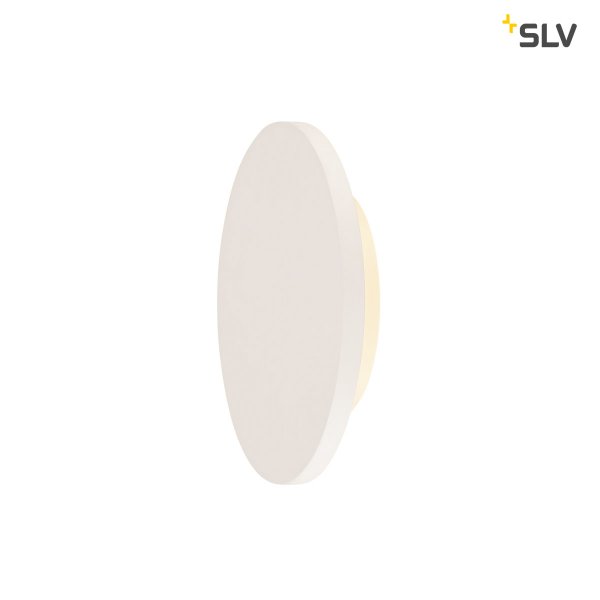 SLV 148091 Plastra Round LED wandarmatuur gips 7,4W 3000K kleur 830 niet dimbaar wit