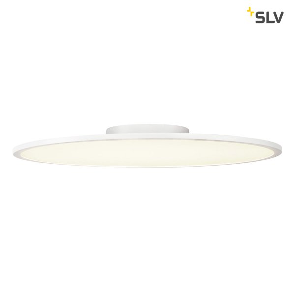 SLV 1000784 Panel 60 plafond opbouwarmatuur rond 42W LED 840 4000K wit 
opbouw of gedeeltelijke inbouw is mogelijk