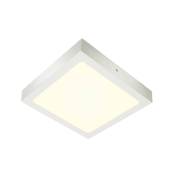 SLV 1004705 Senser 24 vierkant LED wand- en plafond opbouwarmatuur 15W 4000K kleur 940 dimbaar wit