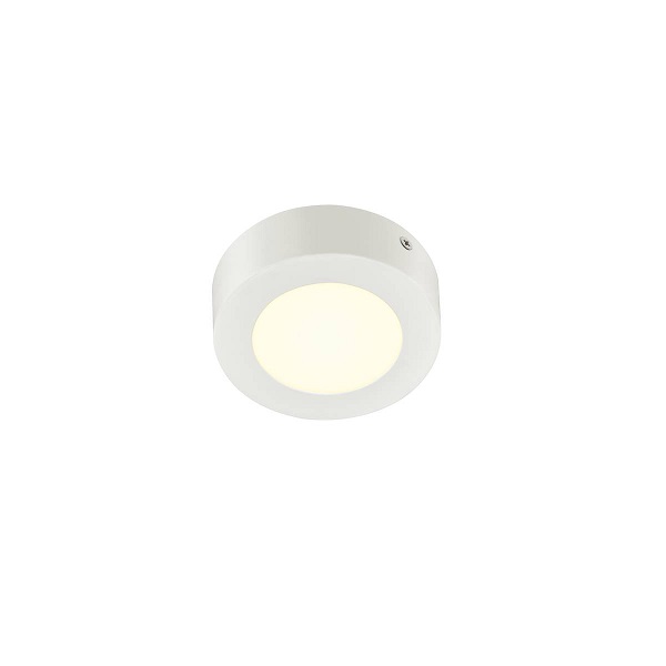 SLV 1004700 Senser 12 rond LED wand- en plafond opbouwarmatuur 8W 4000K kleur 940 dimbaar wit