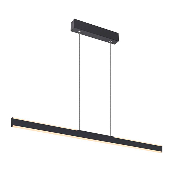 SLV 1006185 One Linear 100 Up/Down LED pendelarmatuur 24W 2700K+3000K kleur 927+930 instelbaar bij installatie dimbaar zwart