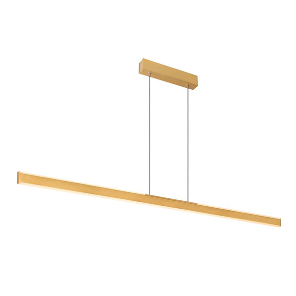 SLV 1006190 One Linear 140 Up/Down LED pendelarmatuur 35W 2700K+3000K kleur 927+930 instelbaar bij installatie dimbaar messing