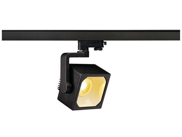 SLV 152780 Euro Cube spot 3 fase rail armatuur 28,5W LED 4000K 60°  zwart