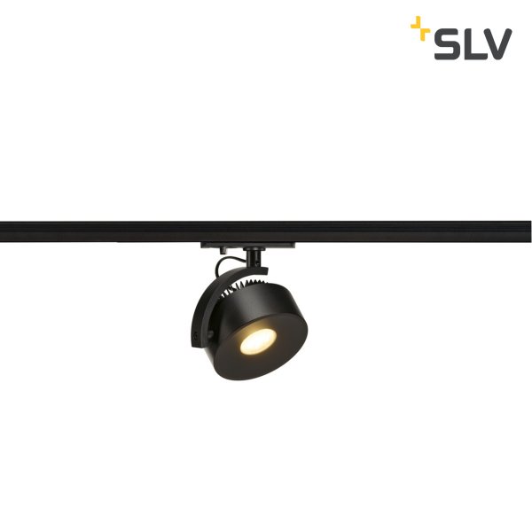 SLV 1002854 Kalu Track 13W LED 3000K triac dimbaar 1f zwart
