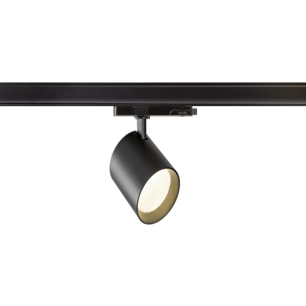 SLV 1008853 Trackspot V LED armatuur voor 3 fase rail 32W 930 3000K zwart 36° niet dimbaar