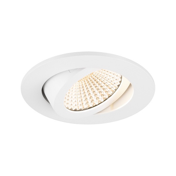 SLV 1007387 New Tria 68 DL LED inbouwspot rond kantelbaar 8,3W 927 2700K 60° dimbaar wit
