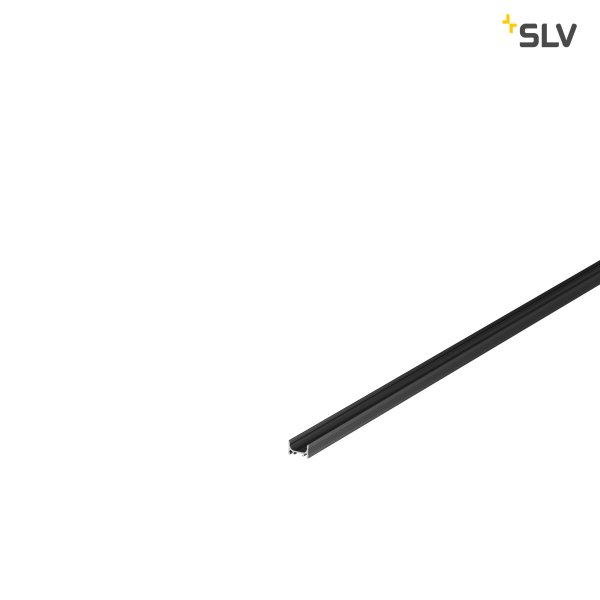 SLV 1000462 Grazia 10 LED opbouwprofiel vlak gerib. zwart 2m