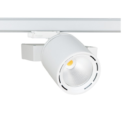 Lival Alert  3f LED railspot lichtkleur 930 3000K 3250lm 30° FL zwart
Railstraler met universele 3f railadaptor, geïntegreerde LEDdriver en reflector wideflood 30°
