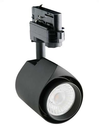 Interlight IL-T22K3BC LED spot ColourDrop 3f railadaptor 22W 930 36° zwart
