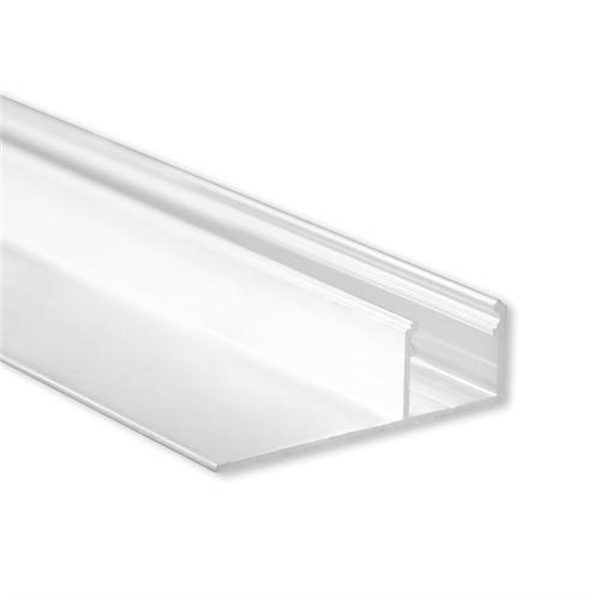 Galaxy 8102042 TBP4 LED gipsbouwprofiel 2m aluminium voor LED strips max. 14mm