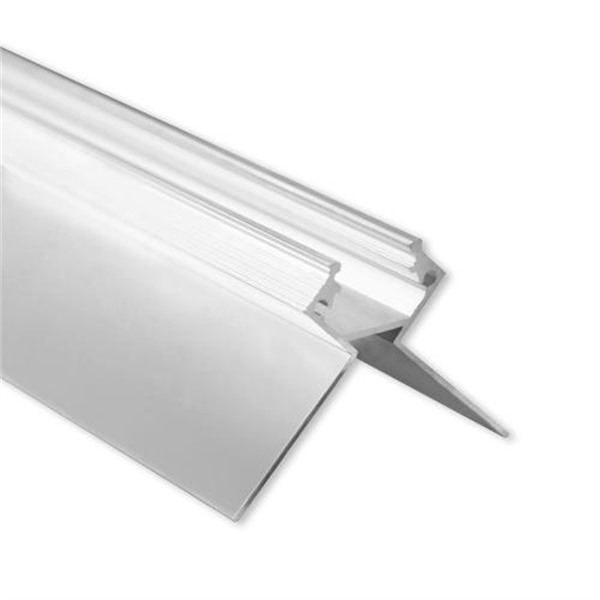 Galaxy 8102045 TBP7 LED gipsbouwprofiel 2m aluminium buitenhoek voor LED strips max. 12mm