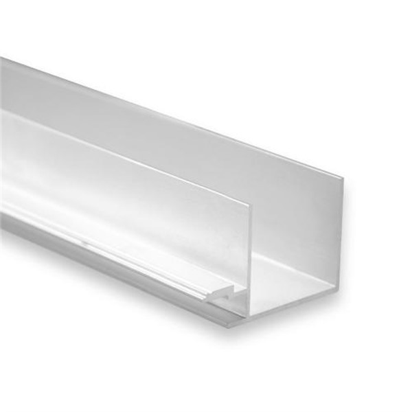 Galaxy 8102050 TBP1 LED gipsbouwprofiel 2m aluminium schaduwvoeg voor LED strips max. 6mm