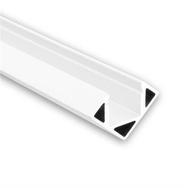 Galaxy 8104053 PO23 LED hoekprofiel 2m wit RAL9010 voor LED strips max. 11mm