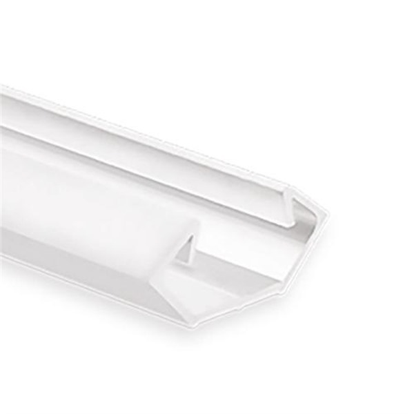 Galaxy 8104062 PO23n LED hoekprofiel 2m wit RAL9010 voor LED strips max. 11mm