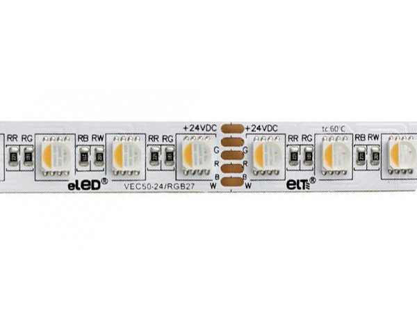 ELT 9955113 eLED VEC50-24-RGB27-24V 120W 24V DC RGBW 2700K 5m rol flexibele LEDstrip met 3M plakstrip IP65
