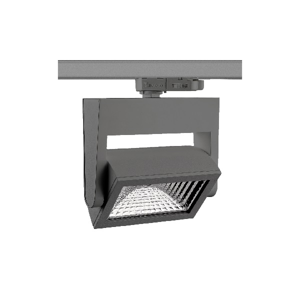 Nanna L TR 3f LED spot 18,5W 840 4000K grijs