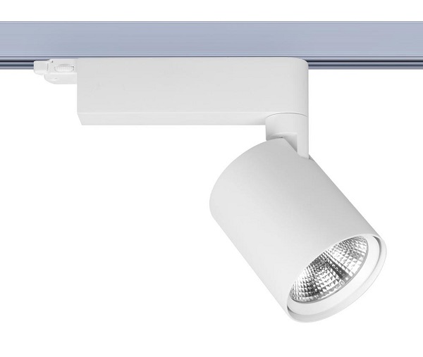 Pinta 3f LED spot leverbaar in de kleuren grijs, wit en zwart en verschilllende lampkleuren