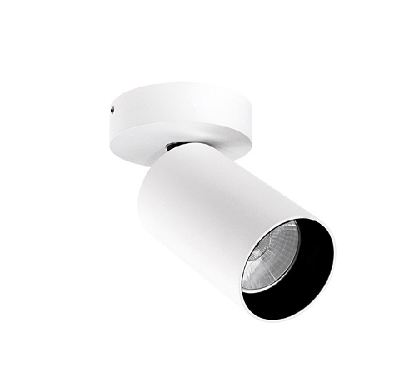 Galex Mini Two LED opbouwarmatuur 8W 2700K kleur 927 dimbaar 30° zwart