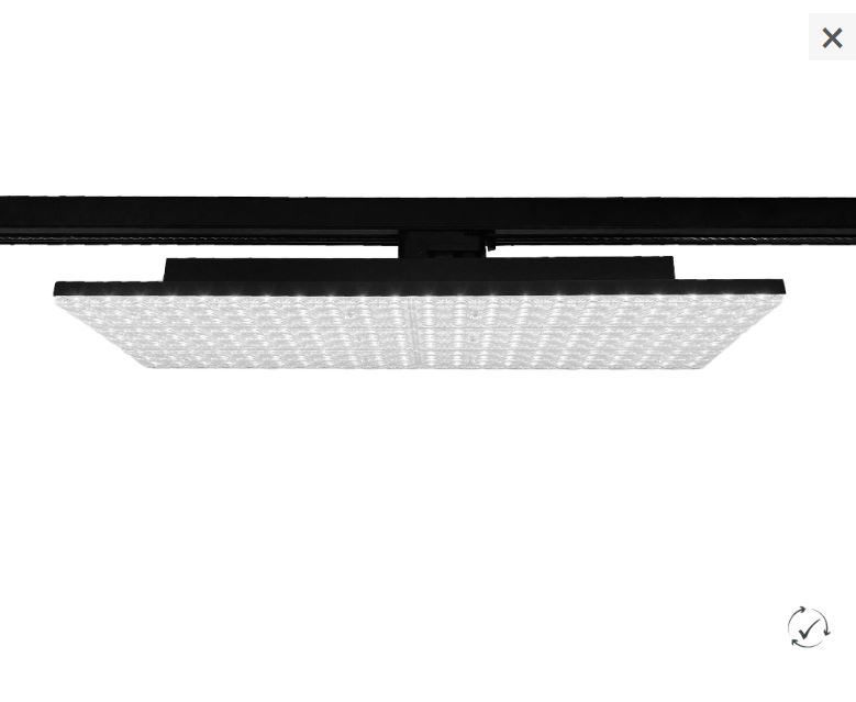 Ardea Panel 3f LED railarmatuur 72W 830 3000K 90° zwart