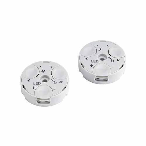 SLV LED verdeelbox voor serie schakeling 3 uitgangen verpakingseenheid 2 stuks 410141
voor het eenvoudig verbinden van led artikelen met constante stroom max 700mA