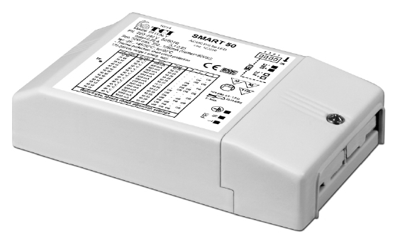 TCI 122220 Smart 50 multifunctionele LED driver opbouwmodel met trekontlasting niet dimbaar