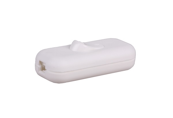 Arditi 011039 snoerschakelaar 2 polig 250V 2A maximaal 450W wit
