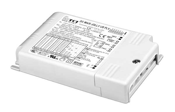 TCI 122419 Maxi Jolly US PLV push and dim laagspanning multifunctionele LED driver 
Push en dim functie laagspanning met aparte aansluiting, niet met 230V