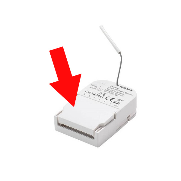 Tronix 214-220 trekontlasting voor Casambi dimmer 214-291 om opbouw te maken