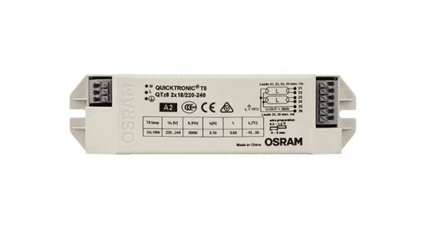 Osram QTz8 2x18/220-240V elektronisch voorschakelapparaat (EVSA)