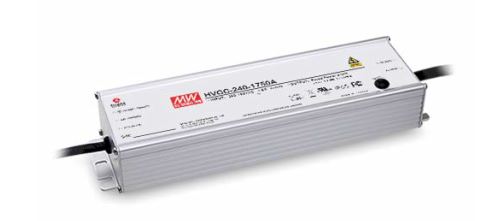 Mean Well HVGC-240-700AB LEDdriver 700mA 240W IP65 met gestripte draden voor in- en uitgang 0-10V, 1-10V,10V PWM, Potentiometer (potmeter) dimbaar