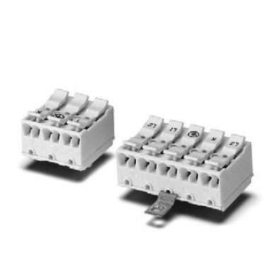 Vossloh Schwabe 530829 aansluitblok 3 polig met aardaansluiting gat M4
