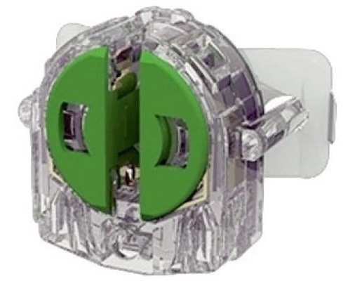 Stucchi 285/MAU-TR lamphouder G5 T5 met veer transparant