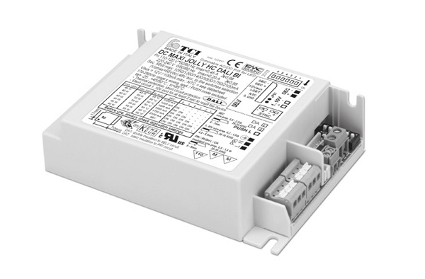 TCI 123417 Maxi Jolly HC Dali BI 60 Dali dimbaar, push and dim en 1-10V multifunctionele LED driver inbouw