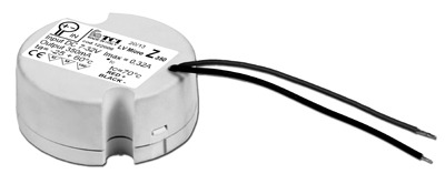 TCI 122666  LV Micro Z 350 LED driver 350mA 10W niet dimbaar rond Let op ingangsspanning 9-32V DC (gelijk)