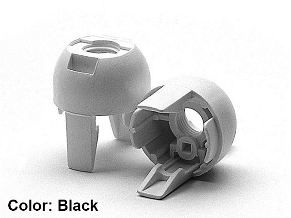 Arditi kap lamphouder E14 M10x1 zwart snelmontage