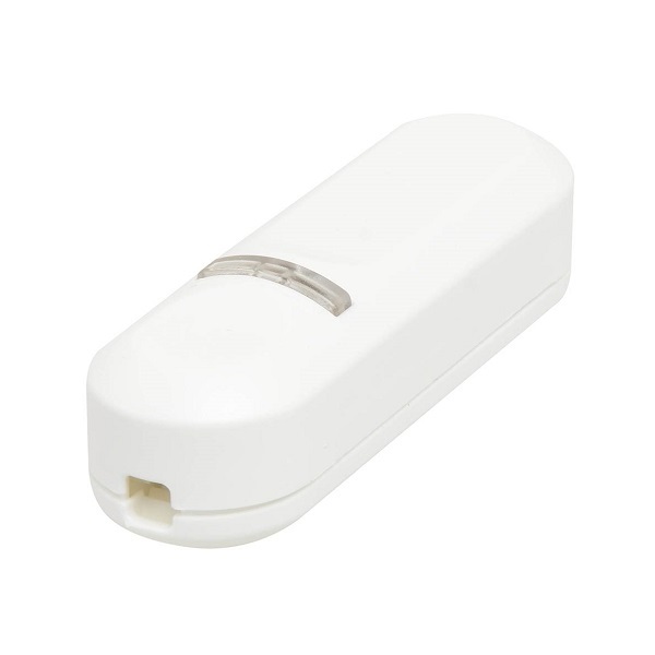 Arditi 037536 1004/P BL universele snoerdimmer 4-150W 230V met drukknopbediening en LED indicator wit