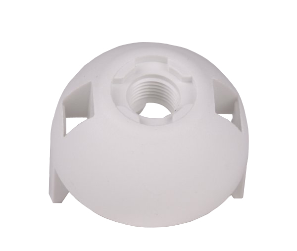 Arditi 029700 kap voor eendelige lamphouder E27 M10x1 met kunststof moer wit snelmontage