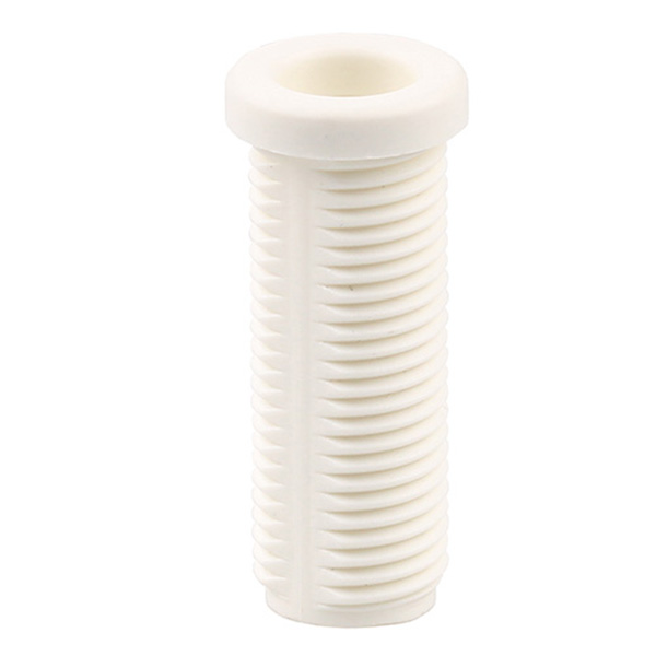 Steab trompetnippel nylon M10x1 25mm wit